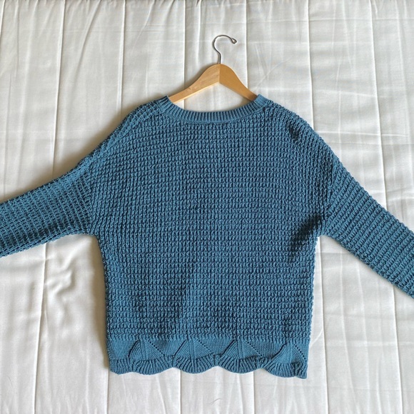 Blue Knit Sweater - Picture 2 of 4